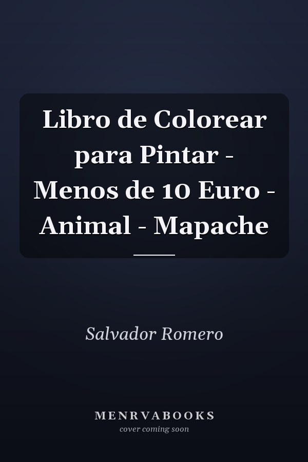 Libro de Colorear para Pintar - Menos de 10 Euro - Animal - Mapache