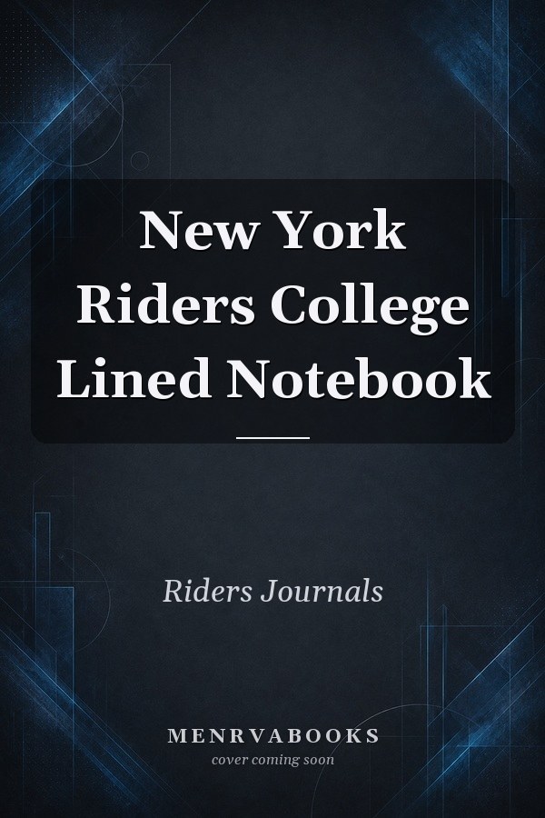 New York Riders College Lined Notebook