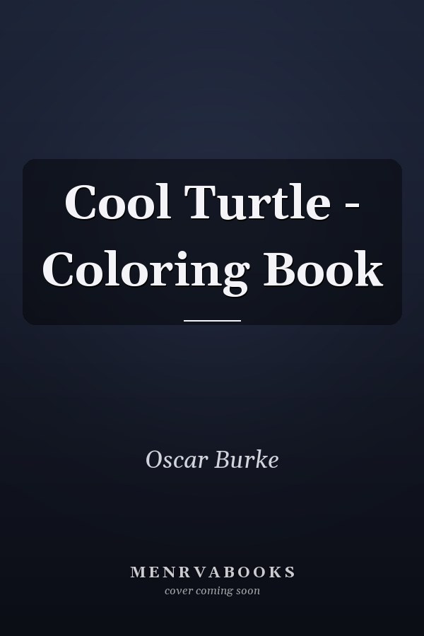 Cool Turtle - Coloring Book