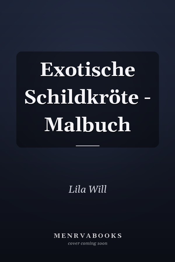 Exotische Schildkröte - Malbuch