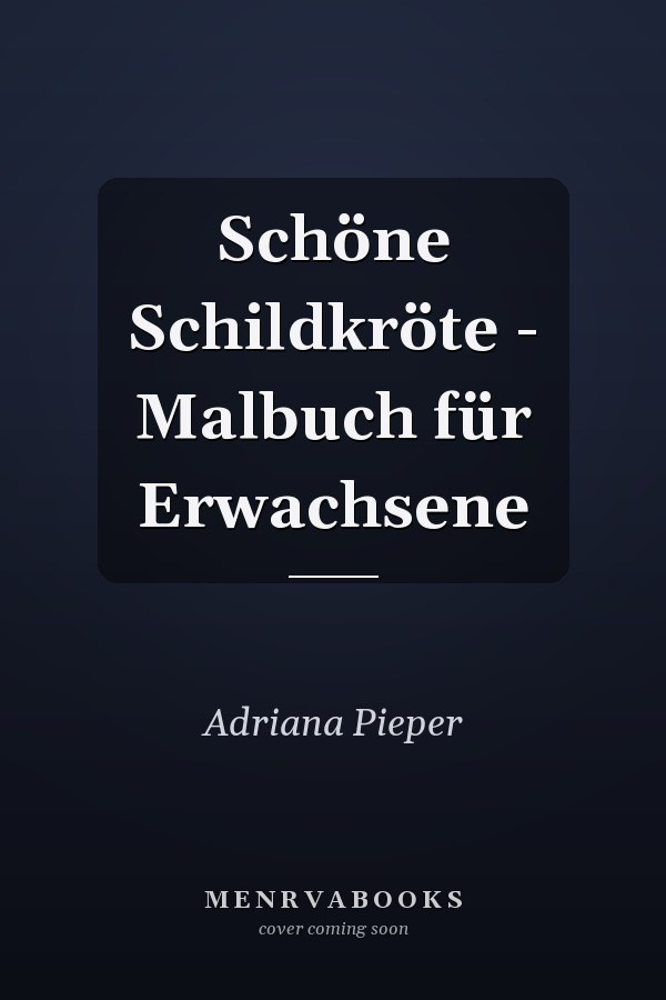Schöne Schildkröte - Malbuch für Erwachsene