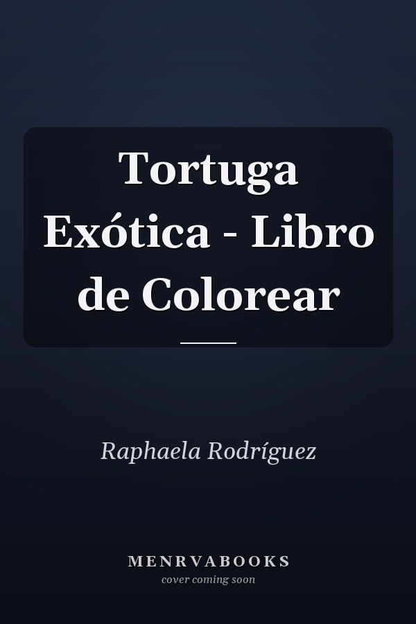 Tortuga Exótica - Libro de Colorear