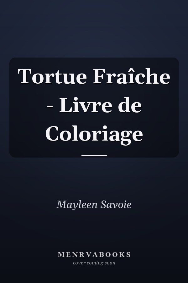 Tortue Fraîche - Livre de Coloriage