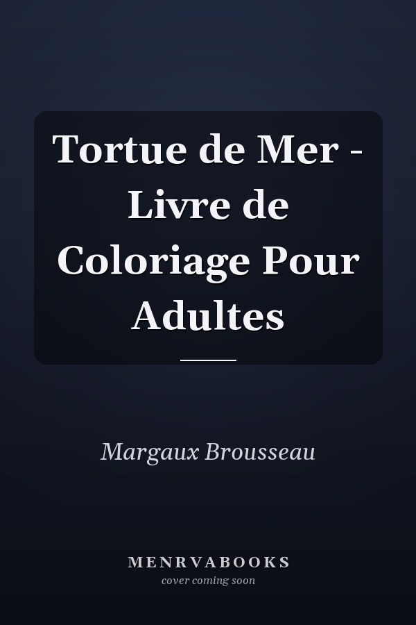 Tortue de Mer - Livre de Coloriage Pour Adultes