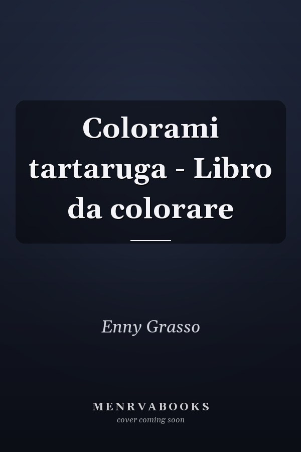 Colorami tartaruga - Libro da colorare