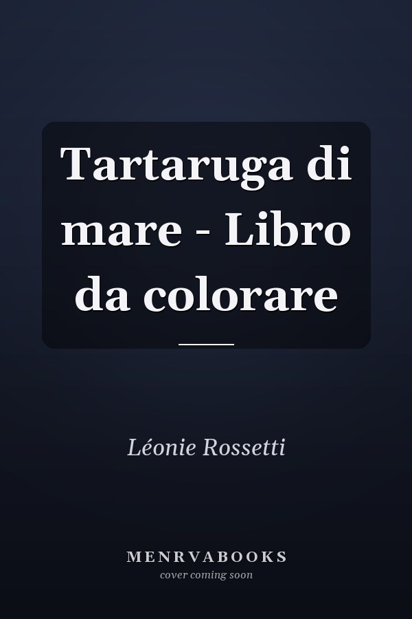 Tartaruga di mare - Libro da colorare