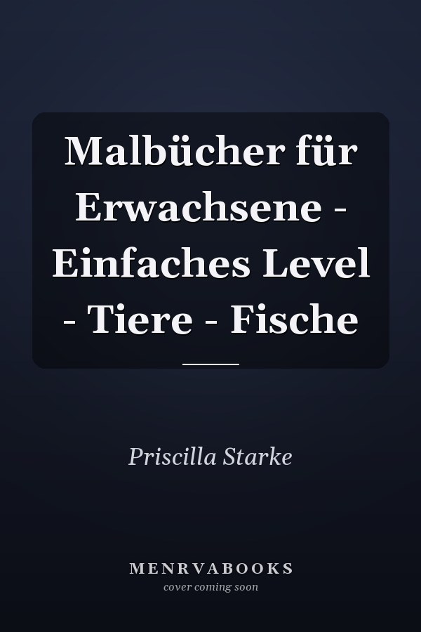 Malbücher für Erwachsene - Einfaches Level - Tiere - Fische
