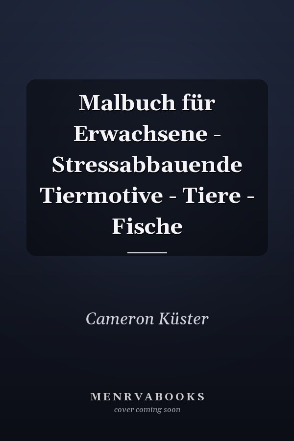 Malbuch für Erwachsene - Stressabbauende Tiermotive - Tiere - Fische