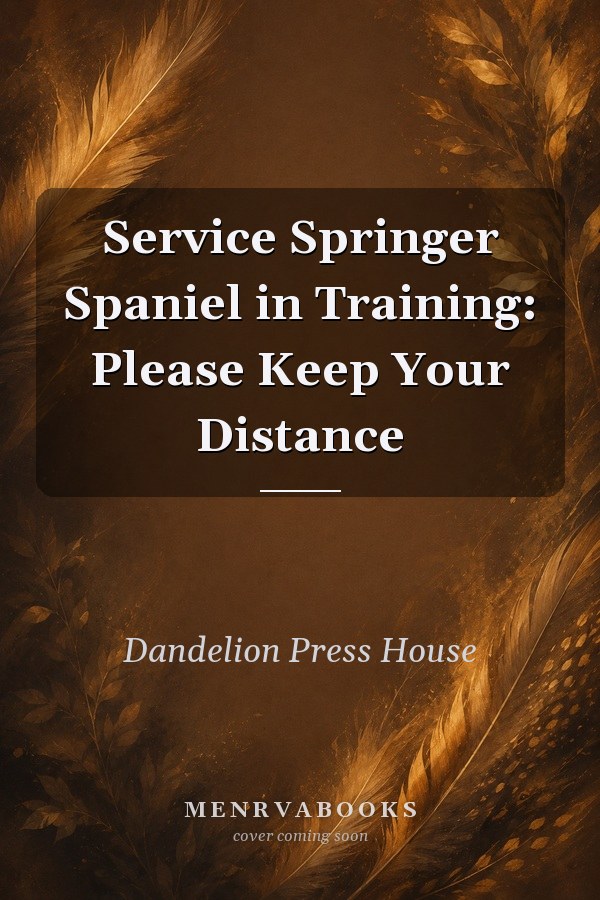 Service Springer Spaniel in Training: Please Keep Your Distance