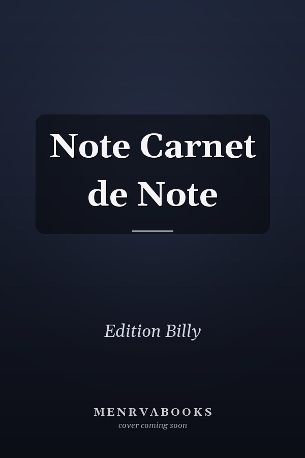 Note Carnet de Note
