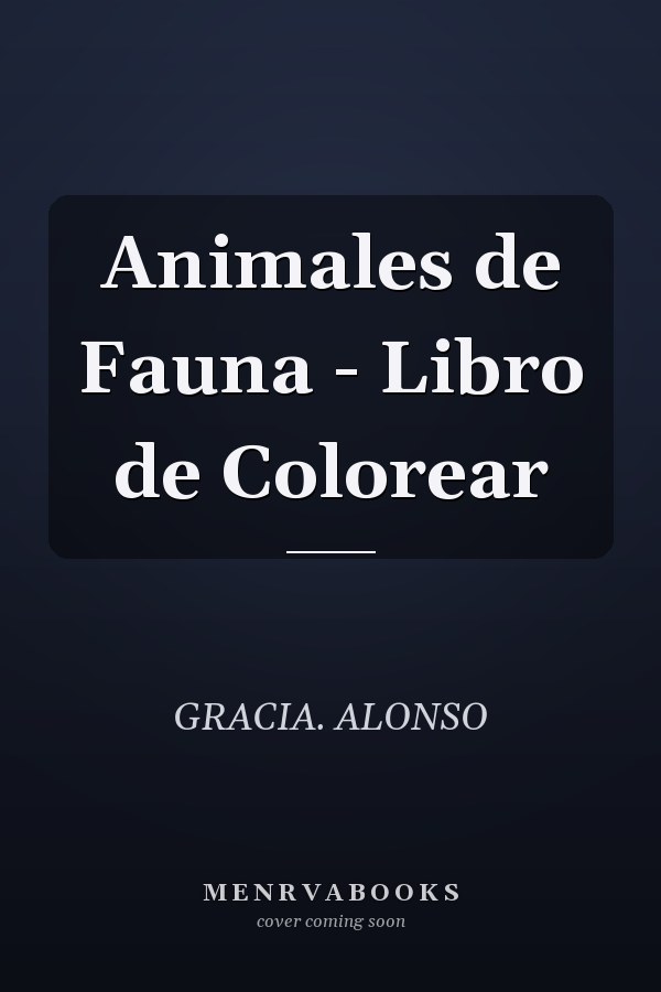 Animales de Fauna - Libro de Colorear