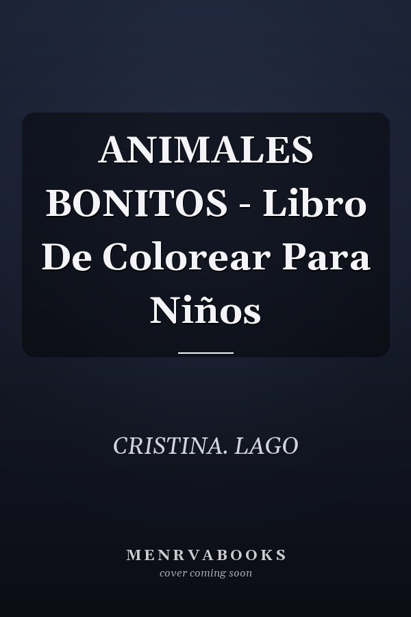 ANIMALES BONITOS - Libro De Colorear Para Niños