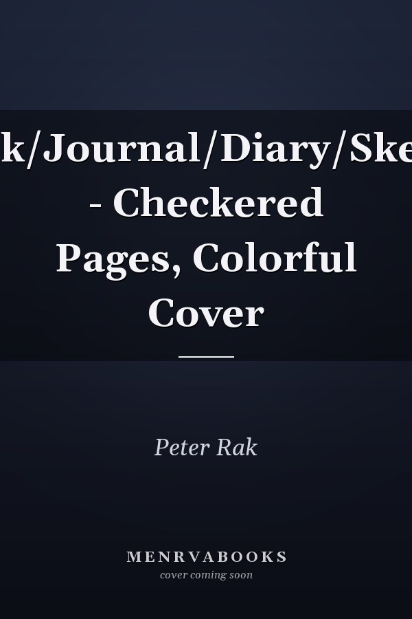 Notebook/Journal/Diary/Sketchbook - Checkered Pages, Colorful Cover