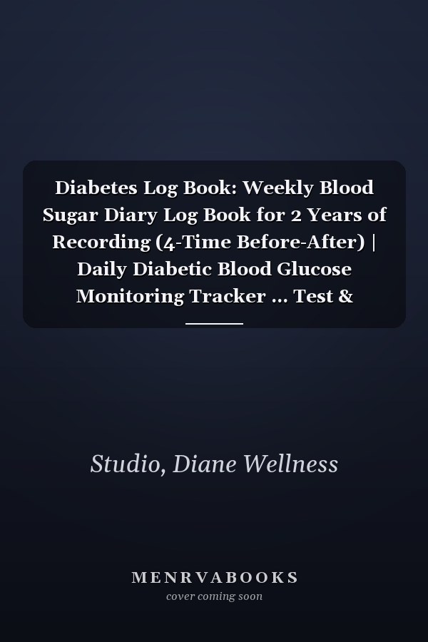 Diabetes Log Book: Weekly Blood Sugar Diary Log Book for 2 Years of Recording (4-Time Before-After) | Daily Diabetic Blood Glucose Monitoring Tracker ... Test & Monitor – Black Purple Flowers Cover