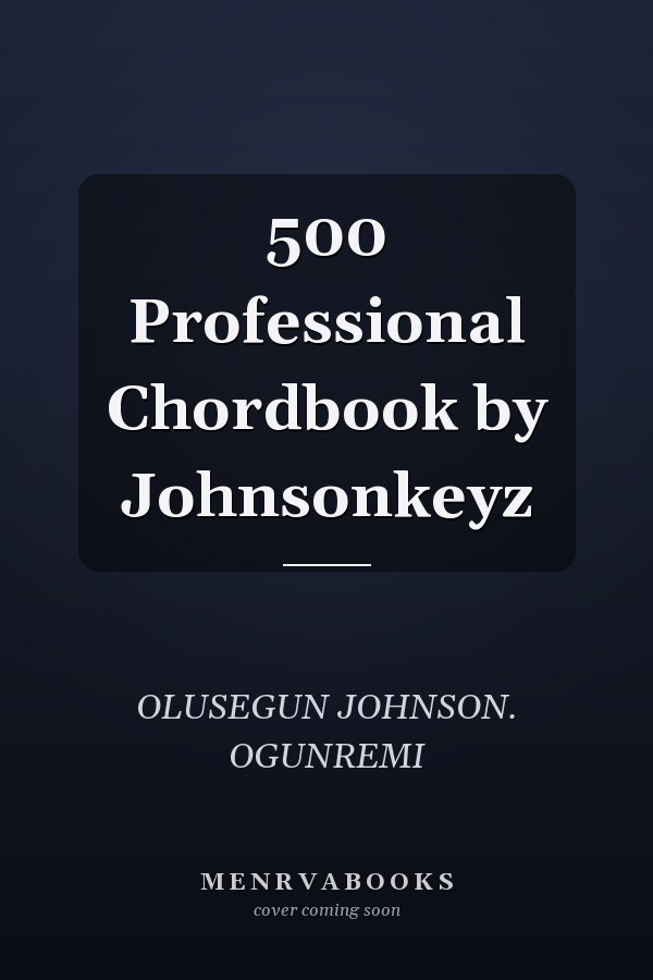 500 Professional Chordbook by Johnsonkeyz