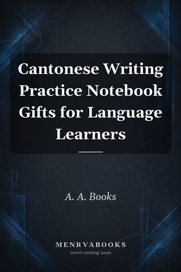 Cantonese Writing Practice Notebook Gifts for Language Learners