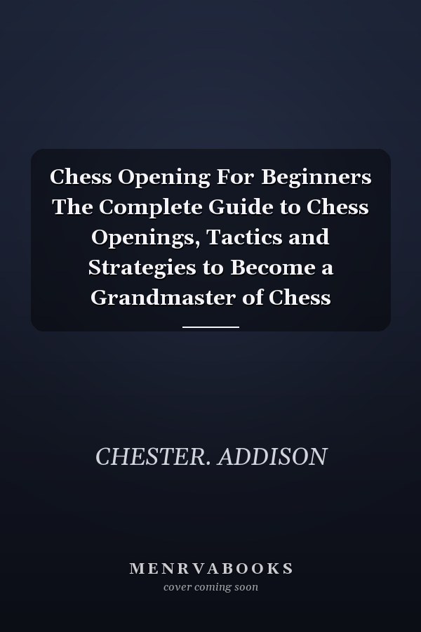 Chess Opening For Beginners The Complete Guide to Chess Openings, Tactics and Strategies to Become a Grandmaster of Chess