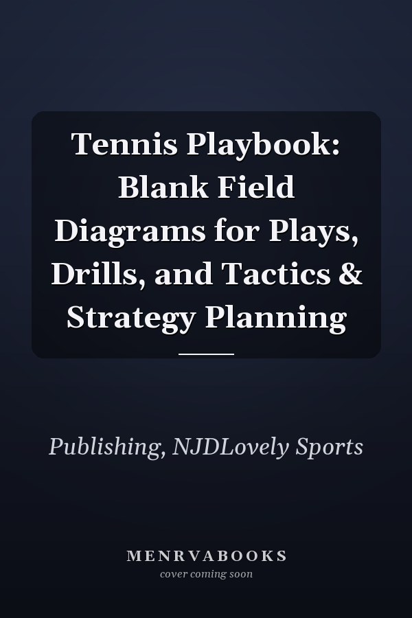 Tennis Playbook: Blank Field Diagrams for Plays, Drills, and Tactics & Strategy Planning