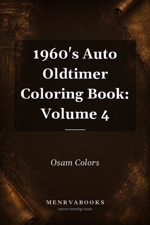 1960's Auto Oldtimer Coloring Book: Volume 4