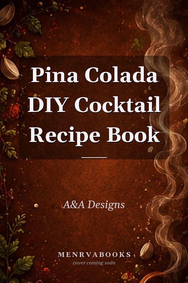 Pina Colada DIY Cocktail Recipe Book