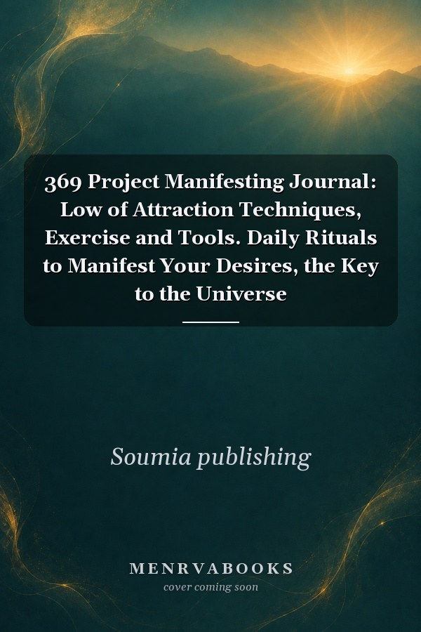 369 Project Manifesting Journal: Low of Attraction Techniques, Exercise and Tools. Daily Rituals to Manifest Your Desires, the Key to the Universe