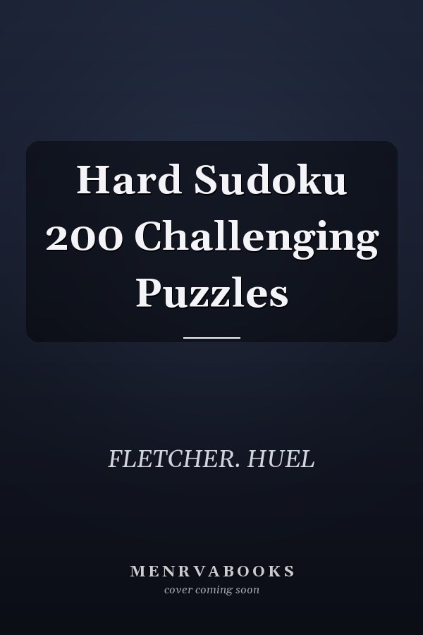 Hard Sudoku 200 Challenging Puzzles