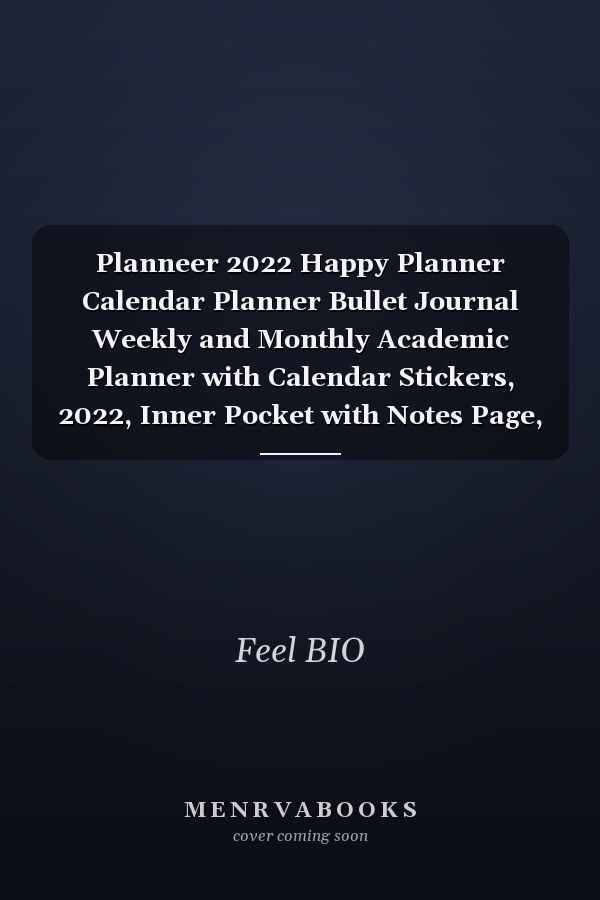 Planneer 2022 Happy Planner Calendar Planner Bullet Journal Weekly and Monthly Academic Planner with Calendar Stickers, 2022, Inner Pocket with Notes Page, Thick Paper, 8. 5 '' X 11 '' Daily Planner 2022