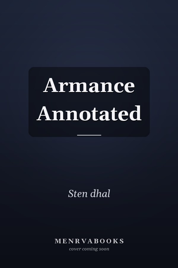 Armance Annotated