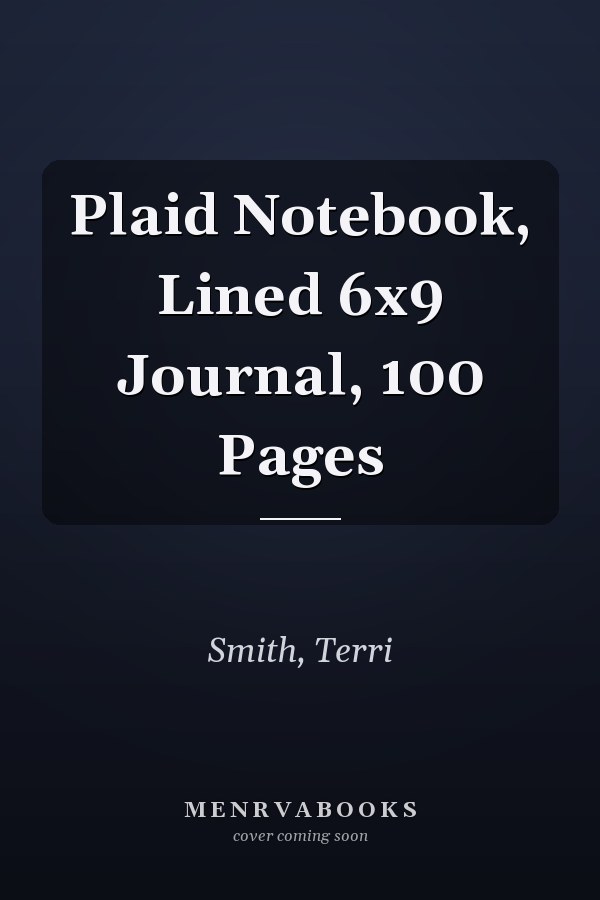 Plaid Notebook, Lined 6x9 Journal, 100 Pages