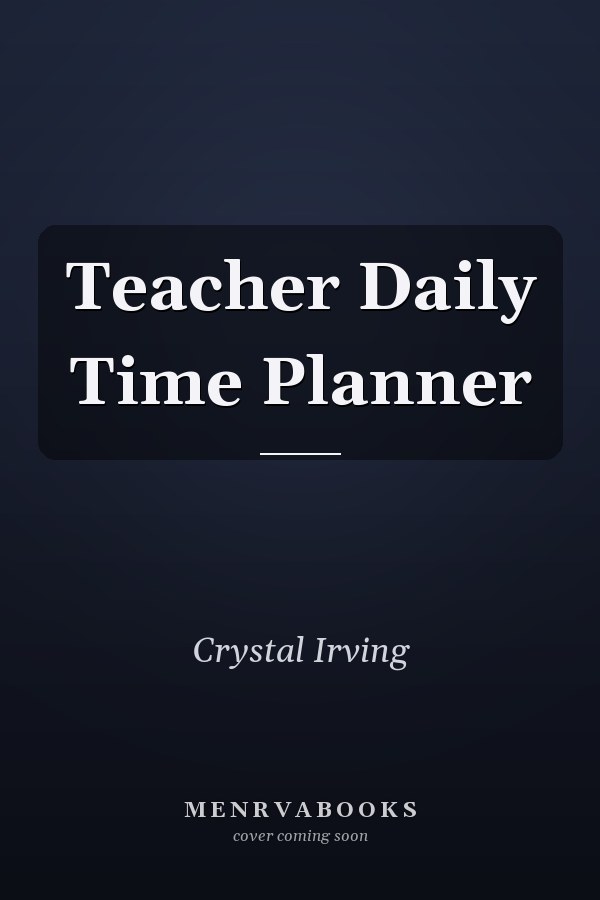 Teacher Daily Time Planner