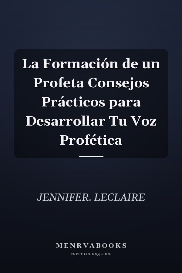 La Formación de un Profeta Consejos Prácticos para Desarrollar Tu Voz Profética