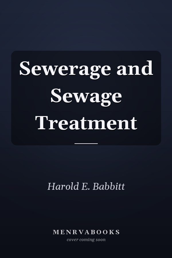 Sewerage and Sewage Treatment