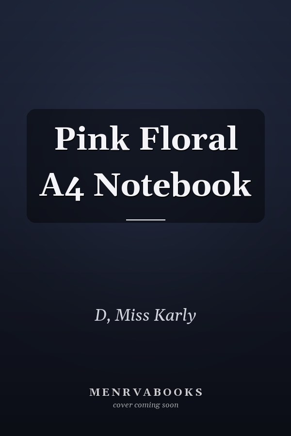 Pink Floral A4 Notebook