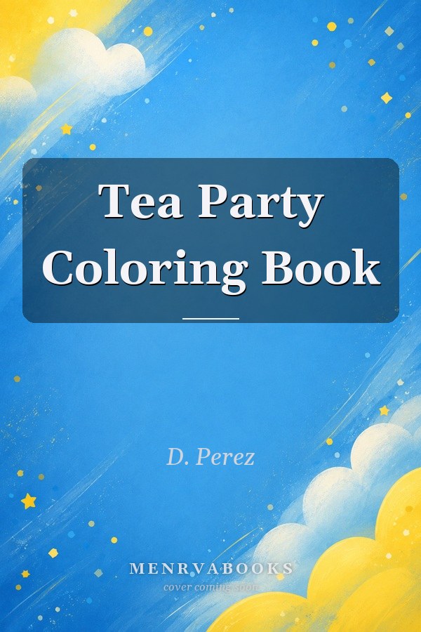 Tea Party Coloring Book