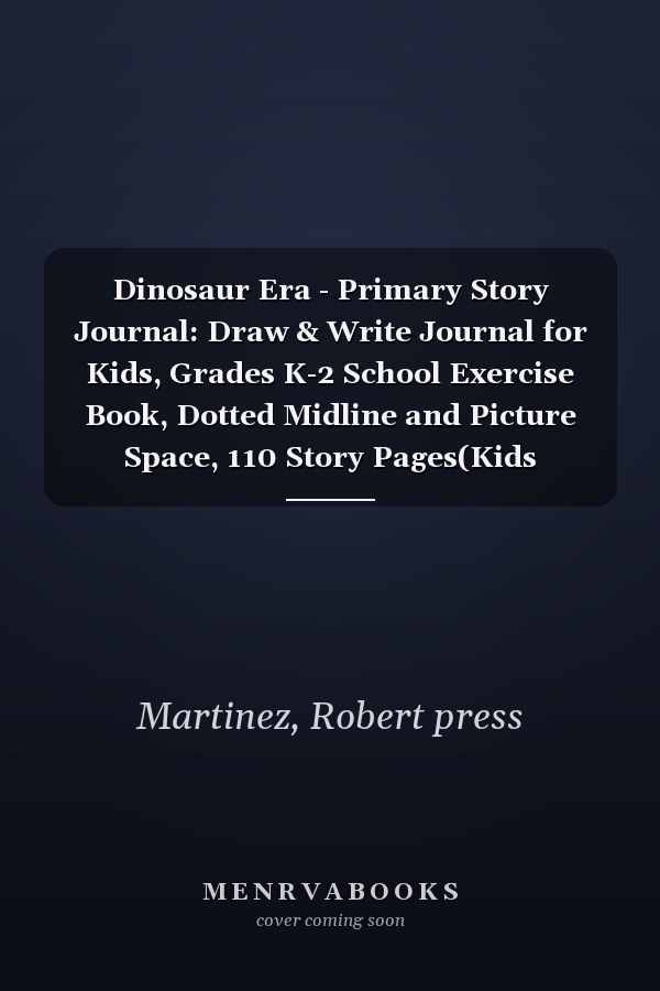 Dinosaur Era - Primary Story Journal: Draw & Write Journal for Kids, Grades K-2 School Exercise Book, Dotted Midline and Picture Space, 110 Story Pages(Kids Composition Notebooks)