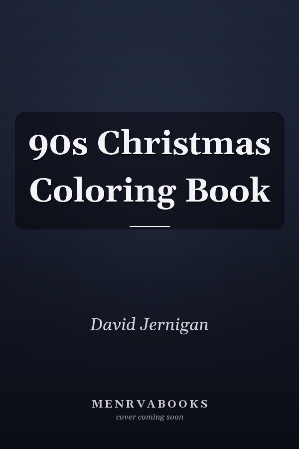 90s Christmas Coloring Book