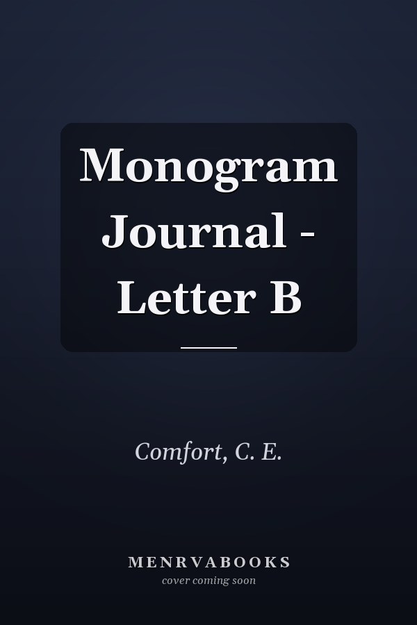 Monogram Journal - Letter B