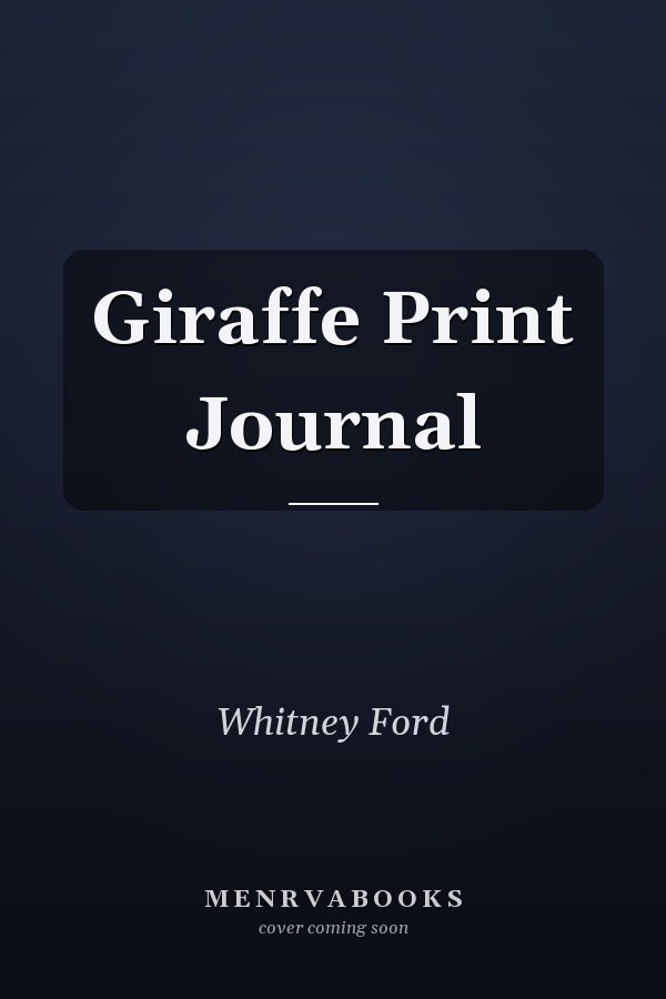Giraffe Print Journal