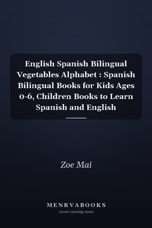 English Spanish Bilingual Vegetables Alphabet : Spanish Bilingual Books for Kids Ages 0-6, Children Books to Learn Spanish and English