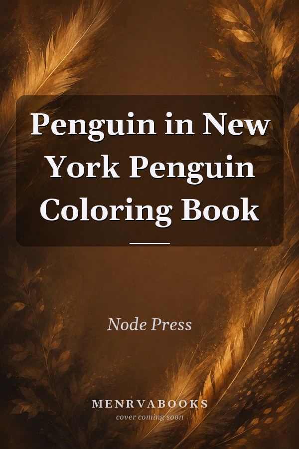 Penguin in New York Penguin Coloring Book