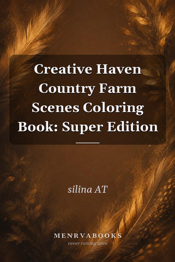 Creative Haven Country Farm Scenes Coloring Book: Super Edition