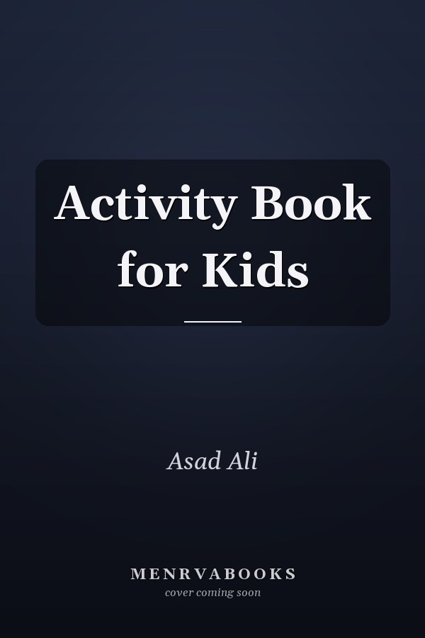 Activity Book for Kids