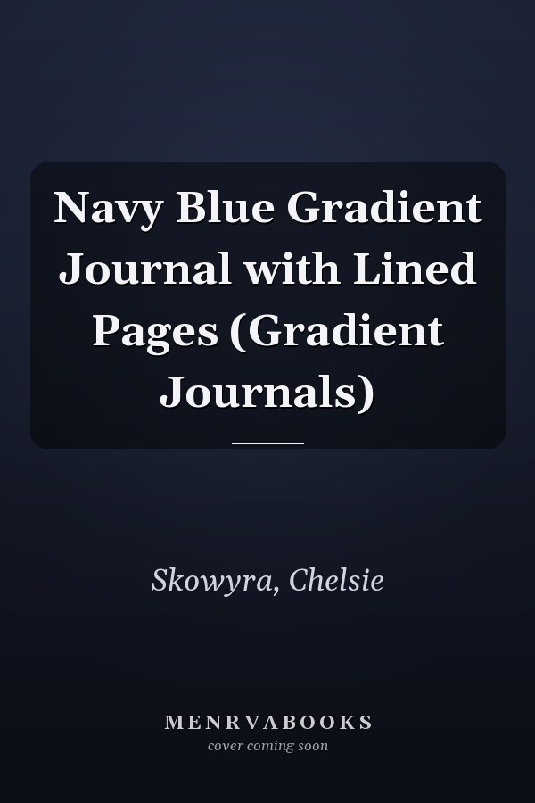 Navy Blue Gradient Journal with Lined Pages (Gradient Journals)