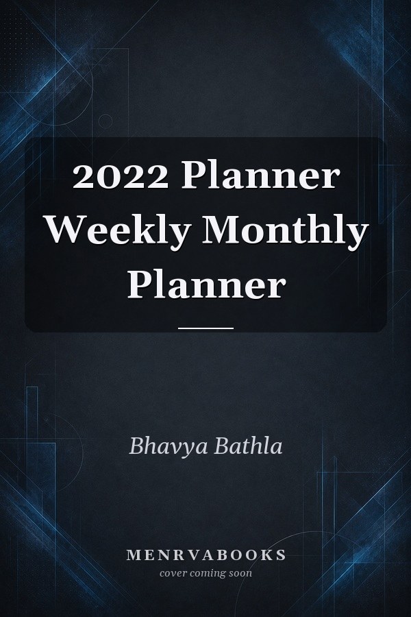 2022 Planner Weekly Monthly Planner