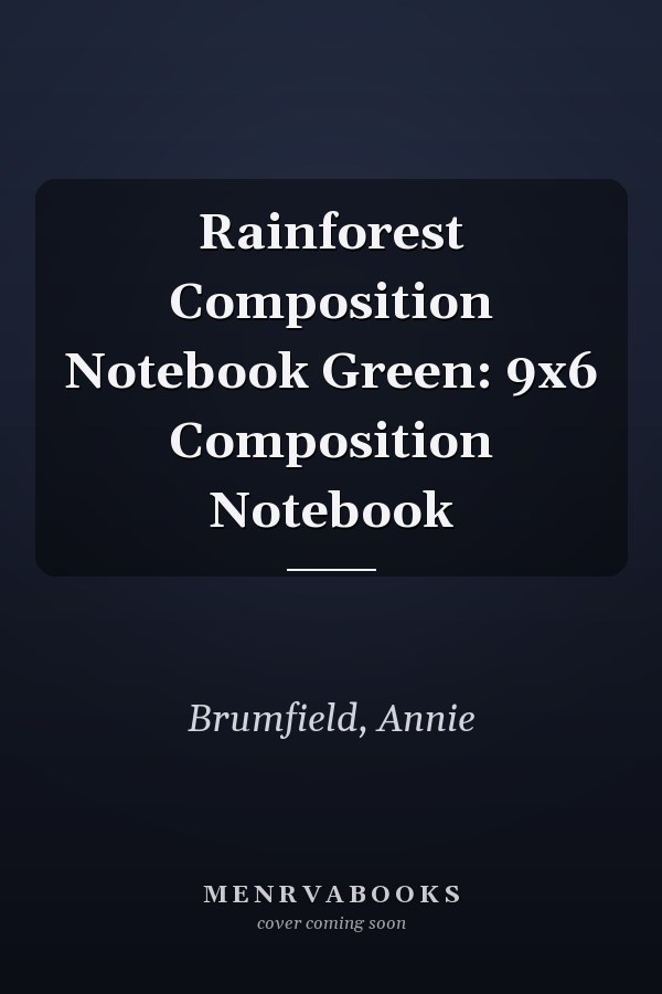 Rainforest Composition Notebook Green: 9x6 Composition Notebook