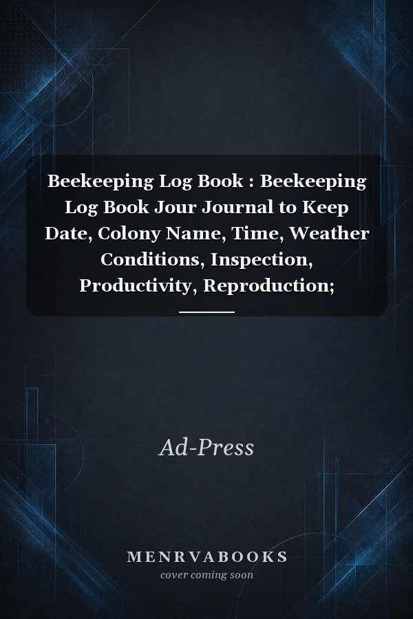 Beekeeping Log Book : Beekeeping Log Book Jour Journal to Keep Date, Colony Name, Time, Weather Conditions, Inspection, Productivity, Reproduction; Behaviour, Activites, Health Status, 6x9 Size, 100 Pages