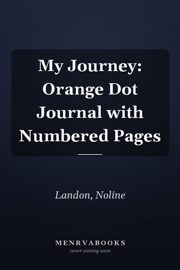 My Journey: Orange Dot Journal with Numbered Pages