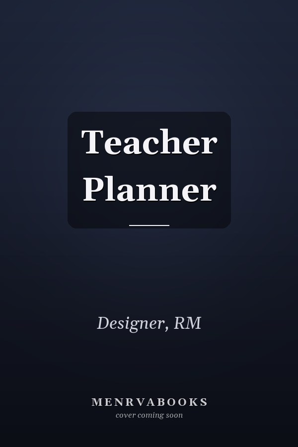 Teacher Planner