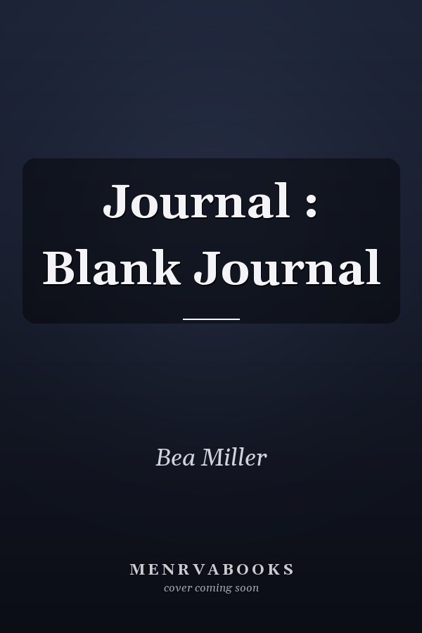 Journal : Blank Journal