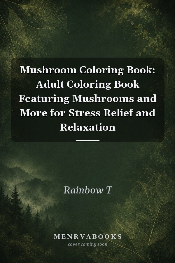 Mushroom Coloring Book: Adult Coloring Book Featuring Mushrooms and More for Stress Relief and Relaxation